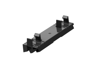 CONSTEP Doppelaufnahme schwarz für doppelte UK 40x40mm CONSTEP Doppelaufnahme schwarz für doppelte UK 40x40mm