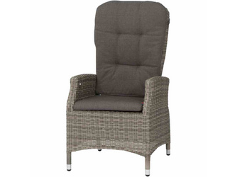 Calado Dining Move Sessel Gest. Alu, Fläche Gardino®-Gefl. taupe-grey, inkl. Sitz- und Rückenkissen mix-taupe Calado Dining Move Sessel Gest. Alu, Fläche Gardino®-Gefl. taupe-grey, inkl. Sitz- und Rückenkissen mix-taupe