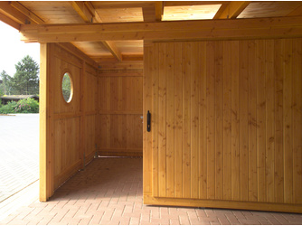Carport-Schiebetür 1,60x2,00m Douglasie Carport-Schiebetür 1,60x2,00m Douglasie