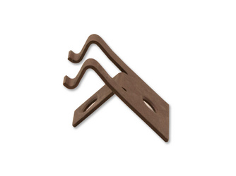 Bamboo X-treme Klipse Start/Ende Edelstahl Braun + A2 Edelstahl Schraube 4,5x30mm Bamboo X-treme Klipse Start/Ende Edelstahl Braun + A2 Edelstahl Schraube 4,5x30mm