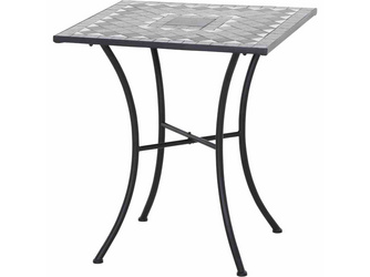 Como Tisch eckig 64x64 Stahl mit Mosaikoptik Como Tisch eckig 64x64 Stahl mit Mosaikoptik