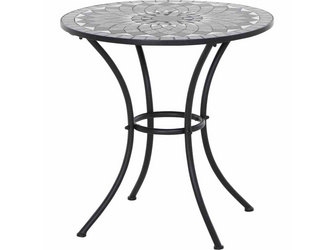 Como Tisch rund Ø60cm Stahl mit Mosaikoptik Como Tisch rund Ø60cm Stahl mit Mosaikoptik