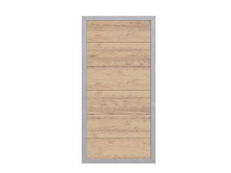 Sichtschutzzaun WPC sand "DESIGN WPC ALU" Sichtschutzzaun WPC sand "DESIGN WPC ALU"