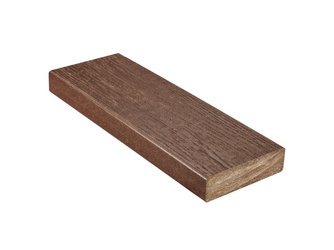 Terrassendiele WPC gebürstet massiv mit Holzmaserung leicht gebürstet/ feinst geriffelt ungebürstet braun DIE STARKE - 38 x 140 mm Terrassendiele WPC gebürstet massiv mit Holzmaserung leicht gebürstet/ feinst geriffelt ungebürstet braun DIE STARKE - 38 x 140 mm