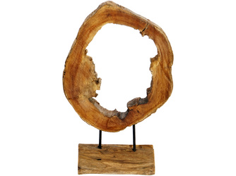 Deko-Figur RING Teak natur 300x80x450mm Deko-Figur RING Teak natur 300x80x450mm