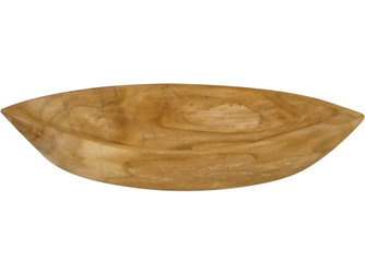 Deko-Schale BOOT Teak natur 300x130x50mm Deko-Schale BOOT Teak natur 300x130x50mm