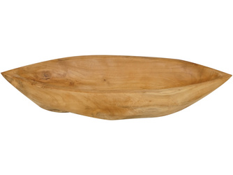 Deko-Schale BOOT Teak natur 500x160x80mm Deko-Schale BOOT Teak natur 500x160x80mm