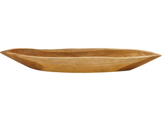 Deko-Schale BOOT Teak natur 720x160x100mm Deko-Schale BOOT Teak natur 720x160x100mm