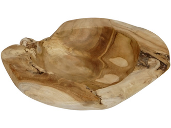Deko-Schale RUND Teak natur Ø300x80mm Deko-Schale RUND Teak natur Ø300x80mm