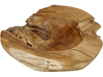 Deko-Schale RUND Teak natur Ø400x100mm Deko-Schale RUND Teak natur Ø400x100mm