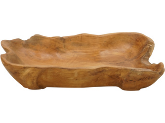 Deko-Schale Teak natur 430x330x70mm Deko-Schale Teak natur 430x330x70mm
