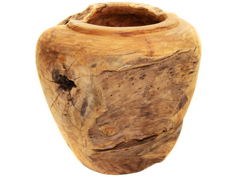Deko-Vase Teak natur Ø380x400mm Deko-Vase Teak natur Ø380x400mm