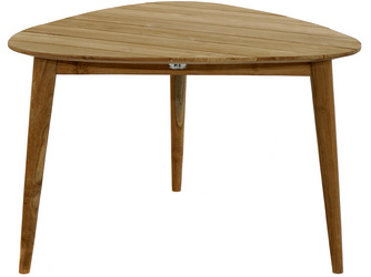 Design-Loft-Tisch WELLINGTON Premium-Teak natur 1100x1100x750mm Design-Loft-Tisch WELLINGTON Premium-Teak natur 1100x1100x750mm