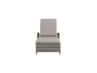Design-Sonnenliege LOUVRA steel Aluminium-Gestell anthrazit Design-Sonnenliege LOUVRA steel Aluminium-Gestell anthrazit