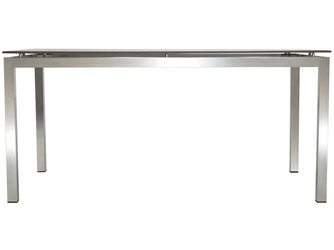 Dining-Tisch HUDSON Edelstahlgestell gebürstet 1580x900x750mm Dining-Tisch HUDSON Edelstahlgestell gebürstet 1580x900x750mm