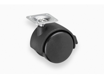 Doppelrolle 50mm mit Platte feststellbar 800220 (1 Stück) - 677 400 085 75 Doppelrolle 50mm mit Platte feststellbar 800220 (1 Stück) - 677 400 085 75