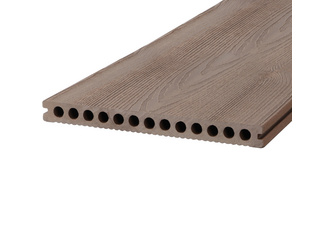 Terrassendiele WPC Hohlkammer geriffelt / Holzmaserung braun DREAMDECK WPC PLUS XL 23 x 240 mm Terrassendiele WPC Hohlkammer geriffelt / Holzmaserung braun DREAMDECK WPC PLUS XL 23 x 240 mm