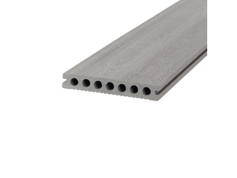 Terrassendiele WPC Hohlkammer geriffelt / Holzmaserung grau DREAMDECK WPC PLUS 23 x 146 mm Terrassendiele WPC Hohlkammer geriffelt / Holzmaserung grau DREAMDECK WPC PLUS 23 x 146 mm