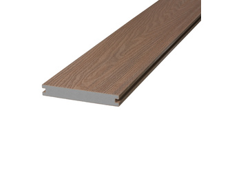 Terrassendiele WPC massiv Relief-Holzmaserung / gerillt braun DREAMDECK WPC SOFT - 21 x 145 mm Terrassendiele WPC massiv Relief-Holzmaserung / gerillt braun DREAMDECK WPC SOFT - 21 x 145 mm