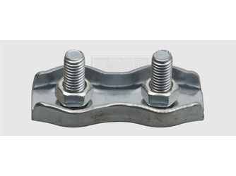 Duplexklemmen für Seile 4mm Stahl verzinkt (2 Stück) - 680 174 40 80 Duplexklemmen für Seile 4mm Stahl verzinkt (2 Stück) - 680 174 40 80