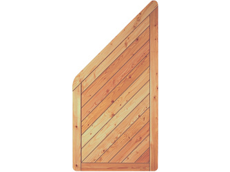 Sichtschutz Lärche Profilbretter 18x120mm Ecke - ESBJERG Sichtschutz Lärche Profilbretter 18x120mm Ecke - ESBJERG