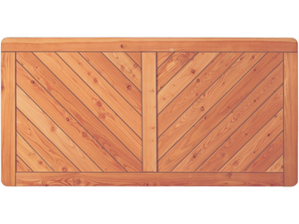 Vorgartenzaun Lärche Profilbretter 18x120mm - ESBJERG Vorgartenzaun Lärche Profilbretter 18x120mm - ESBJERG