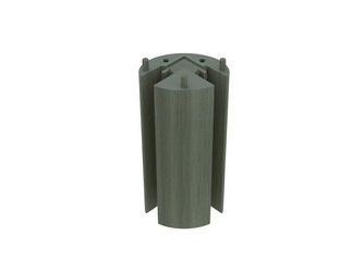 Eckadapter Oval, für 90° Grad Innen- und Außenecken, lorbeer 239x111x80mm Eckadapter Oval, für 90° Grad Innen- und Außenecken, lorbeer 239x111x80mm
