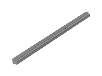 Eckleiste für 90° Grad Außenecken sel gris 2396x40x40mm Eckleiste für 90° Grad Außenecken sel gris 2396x40x40mm