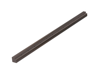Eckleiste für 90° Grad Außenecken varia schokoschwarz 2396x40x40mm Eckleiste für 90° Grad Außenecken varia schokoschwarz 2396x40x40mm