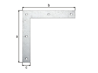 Eckwinkel, sendzimirverzinkt, HxLxB 200x200x30mm Eckwinkel, sendzimirverzinkt, HxLxB 200x200x30mm