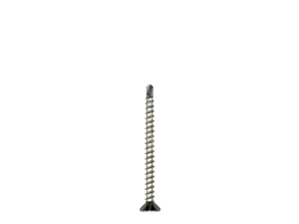 Edelstahl-Bohrschraube (A2) 4,8x38 mm mit Bohrspitze, 1 Pack = 100 Stück Edelstahl-Bohrschraube (A2) 4,8x38 mm mit Bohrspitze, 1 Pack = 100 Stück