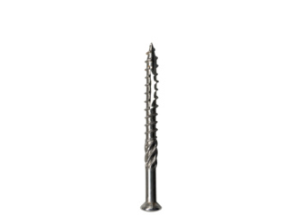 Edelstahl-Terrassenbelagschraube (C1) 5x60 mm mit Bohrspitze, 1 Pack = 100 Stück Edelstahl-Terrassenbelagschraube (C1) 5x60 mm mit Bohrspitze, 1 Pack = 100 Stück