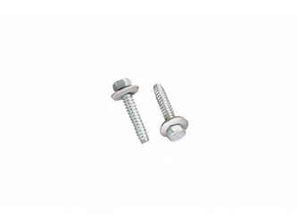 Edelstahlschrauben "Metall" mit 3/8 Kopf 6,3x32 mm, mit Dichtung Edelstahlschrauben "Metall" mit 3/8 Kopf 6,3x32 mm, mit Dichtung