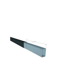 Einsteckverbinder für Alu-Unterkonstruktion BG335 pressblank, gerundete Kanten Einsteckverbinder für Alu-Unterkonstruktion BG335 pressblank, gerundete Kanten