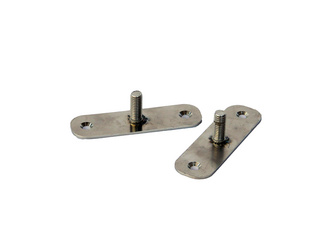 Elementhalter Edelstahl 81 x 25 x 22 mm Elementhalter Edelstahl 81 x 25 x 22 mm