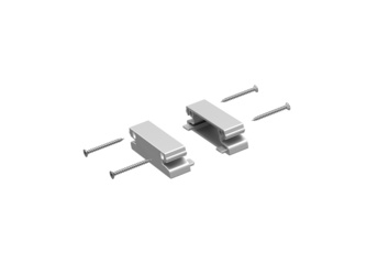 Endkappen Aluminium 15x58x17mm megalite, 2 Stück inkl. 4 Edelstahlschrauben Endkappen Aluminium 15x58x17mm megalite, 2 Stück inkl. 4 Edelstahlschrauben