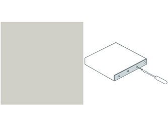 Endschutzleisten f. AF 40/133 r+l - SB silber Endschutzleisten f. AF 40/133 r+l - SB silber