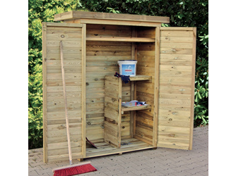 FRANZ Gartenschrank B 142xH 189xT 71cm Doppeltür 3 Böden Flachdach mit Pappe Boden FRANZ Gartenschrank B 142xH 189xT 71cm Doppeltür 3 Böden Flachdach mit Pappe Boden