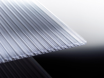 Fachwerk Polycarbonat S5P 980 mm, glasklar, 16 mm Fachwerk Polycarbonat S5P 980 mm, glasklar, 16 mm