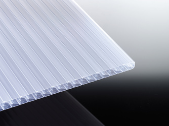 Fachwerk Polycarbonat S5P 980 mm, weiß-opal, 16 mm Fachwerk Polycarbonat S5P 980 mm, weiß-opal, 16 mm