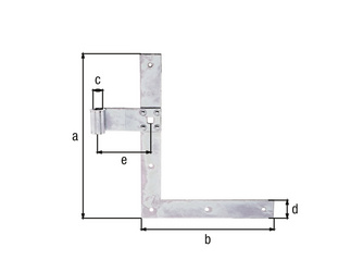 Fensterladen-Winkelband, gerade, unten, disp., HxL 250x200mm, Rolle Ø13mm Fensterladen-Winkelband, gerade, unten, disp., HxL 250x200mm, Rolle Ø13mm