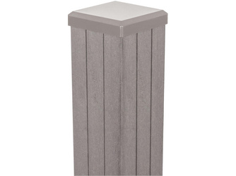 Fertigzaun Pfosten inkl. Kappe Bi-Color Sand zum Einbetonieren 7x7cm Fertigzaun Pfosten inkl. Kappe Bi-Color Sand zum Einbetonieren 7x7cm