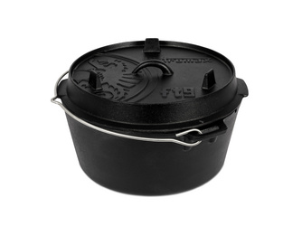 Feuertopf FT9 planer Boden (ohne Füße) Inhalt Topf: 7,5 ltr, Inhalt Deckel: 1,5 ltr Feuertopf FT9 planer Boden (ohne Füße) Inhalt Topf: 7,5 ltr, Inhalt Deckel: 1,5 ltr