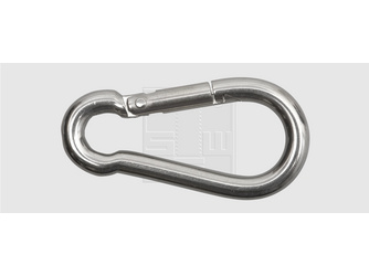 Feuerwehrkarabinerhaken A2 6x60 Edelstahl A2 (1 Stück) - 680 304 006 80 Feuerwehrkarabinerhaken A2 6x60 Edelstahl A2 (1 Stück) - 680 304 006 80