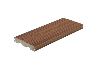 Terrassendiele WPC massiv Sichtseite mit angerauter Holzprägung goodlife brown bungalow Fiberon - 24 x 133 mm Terrassendiele WPC massiv Sichtseite mit angerauter Holzprägung goodlife brown bungalow Fiberon - 24 x 133 mm