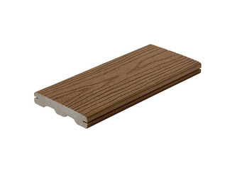 Terrassendiele WPC massiv Sichtseite mit angerauter Holzprägung goodlife light brown tuscan villa Fiberon - 24 x 133 mm Terrassendiele WPC massiv Sichtseite mit angerauter Holzprägung goodlife light brown tuscan villa Fiberon - 24 x 133 mm