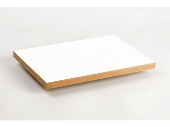 MDF schwer entflammbar mit Grundierfolie MDF schwer entflammbar mit Grundierfolie
