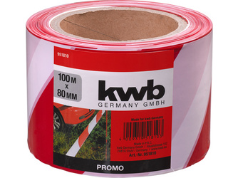 Folien Absperrband rot-weiss 100m (951810) Folien Absperrband rot-weiss 100m (951810)
