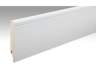 Folien-ummantelte Profile Fußleiste Profil 13 PK 2380x120x18mm 2222 Weiß DF (streichfähig) Folien-ummantelte Profile Fußleiste Profil 13 PK 2380x120x18mm 2222 Weiß DF (streichfähig)