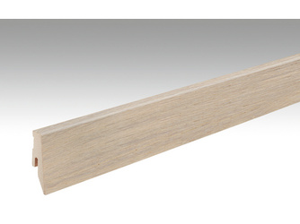 Fußleiste Profil 3 PK 2380x60x20mm 1236 Eiche weiß Fußleiste Profil 3 PK 2380x60x20mm 1236 Eiche weiß